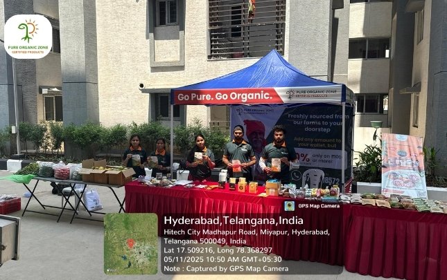 Pure Organic Zone organizer conduct a Live at RBD Groove – A Successful Celebration of Organic Living! 🌿